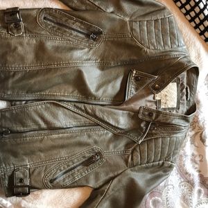 Green Leather Jacket